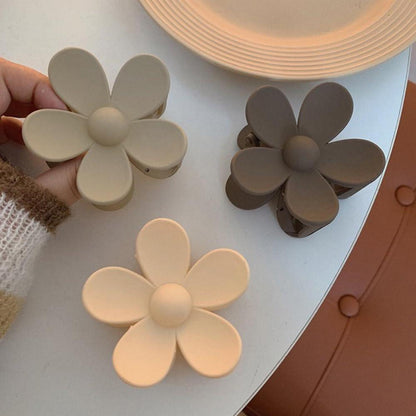 6 Stück Blumen-Haarklammern für dickes und dünnes