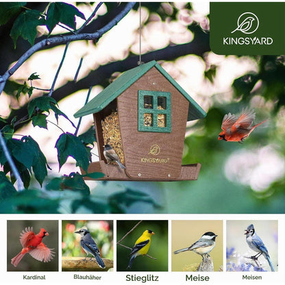 Vogelhaus zum Aufhängen – Recycelt & Wetterfest