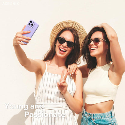 iPhone 16 Pro Hülle 360° Rundumschutz stoßfest Violett