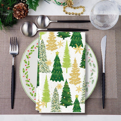 Weihnachtsdeko Geschirrtuch Set Christmas Decorations 40x60cm