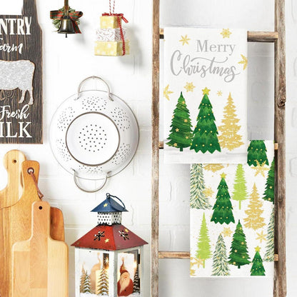 2er Weihnachtsdeko Geschirrtücher 40x60cm Christmas Decorations