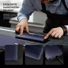 Handyhülle iPhone 12 Pro Klapphülle Schutzhülle RFID Blue