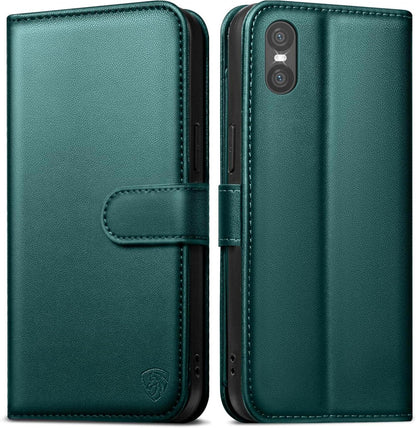 Handyhülle für Sony Xperia 10 VI - Lederhülle mit RFID und