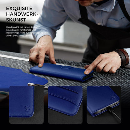 EASDNB Samsung Galaxy S24 Ultra Hülle Wallet Leder
