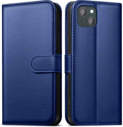 Handyhülle für iPhone 15 mit Schutzglas und RFID Blocker