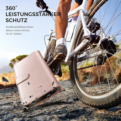 Handyhülle iPhone 14 Klapphülle mit Kartenfächer RFID Blocker