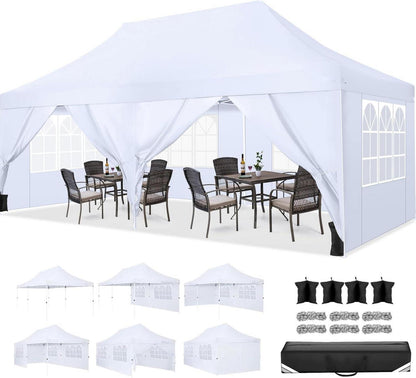 COBIZI Faltpavillon 3x6m Wasserdicht Stabil Winterfest mit