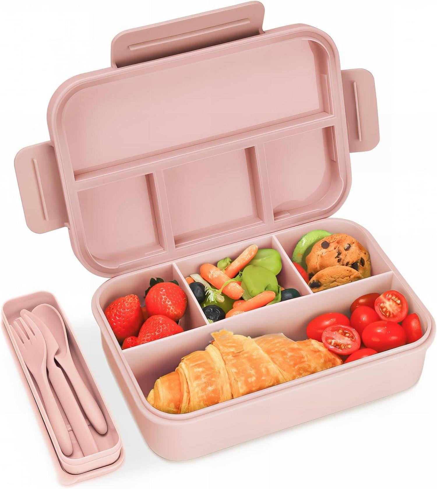 Brotdose mit Fächern 1300ML Lunchbox Auslaufsicher für Kinder und