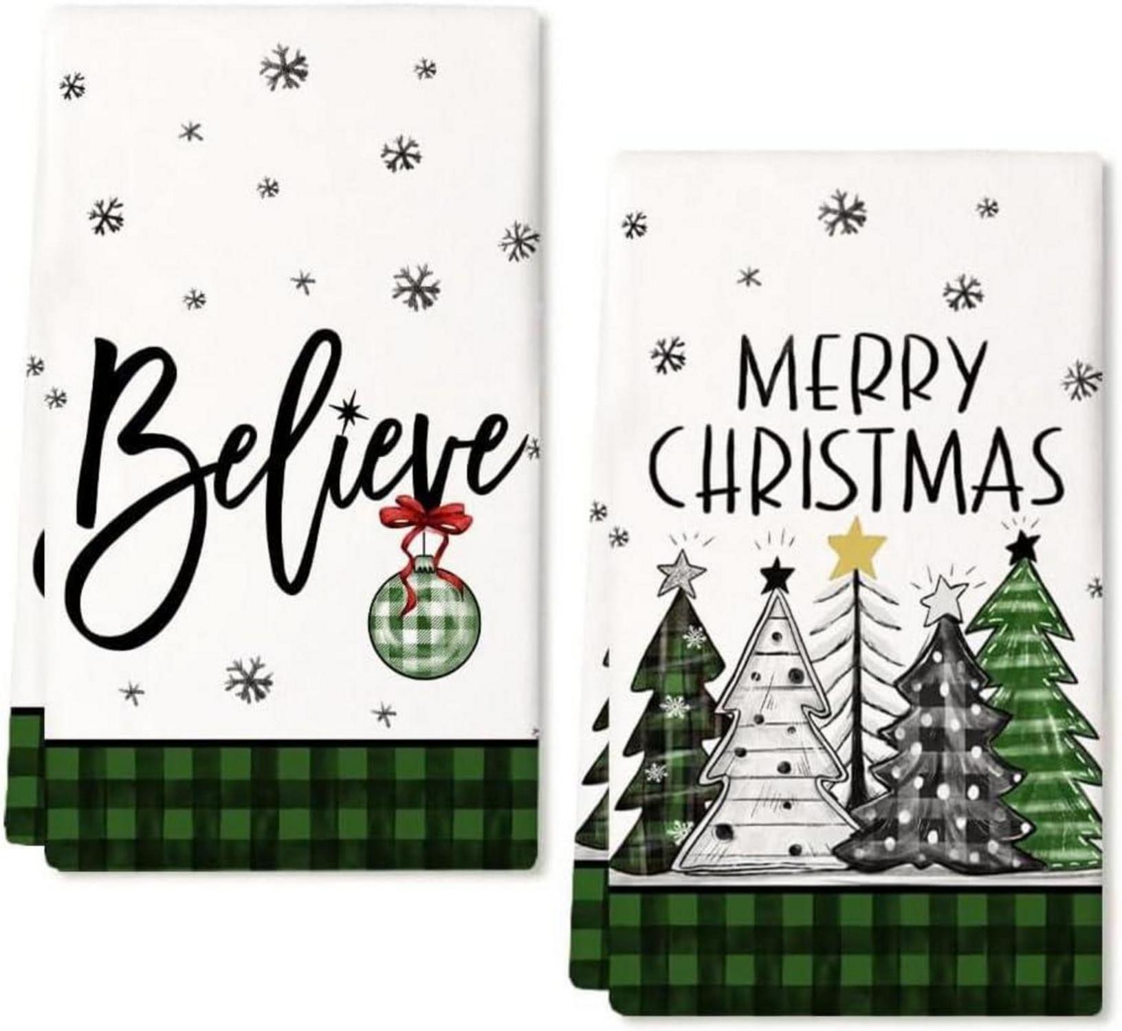 Weihnachtsdeko Geschirrtücher Set Weihnachten Deko Küchen Zubehör