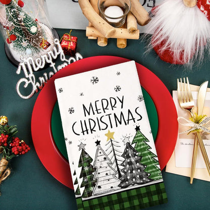 Weihnachtsdeko Geschirrtücher Set Weihnachten Deko Küchen Zubehör