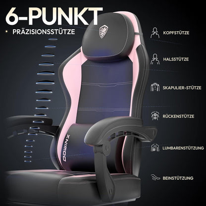Gaming Stuhl Racing Gamer Stuhl mit Lendenwirbelstütze und