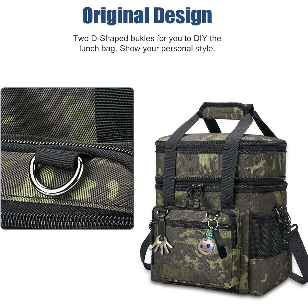Taktische Lunchtasche 15L – Isolierbox für Arbeit & Outdoor