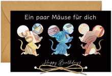 Lustige Geldgeschenk Geburtstagskarte mit Umschlägen