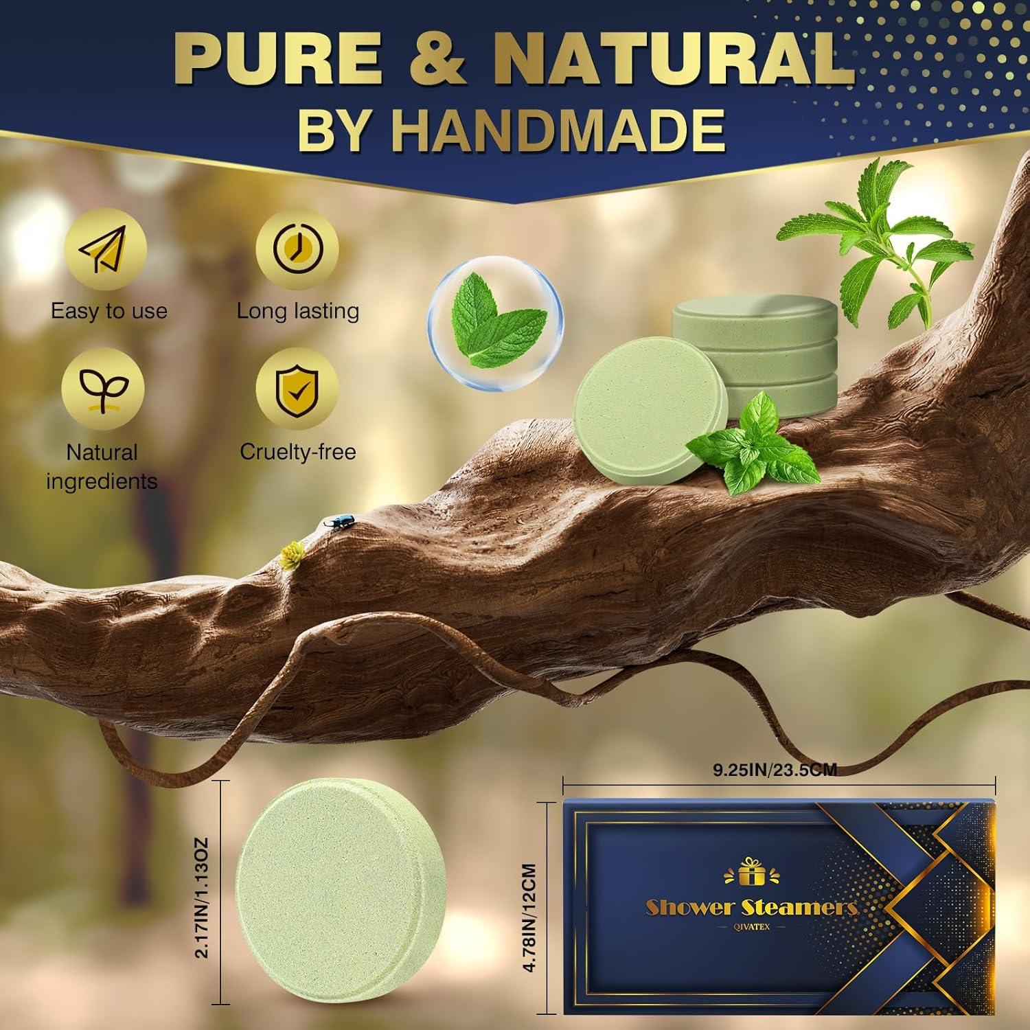 Aromatherapie Duschbomben Männer 8er Set Weihnachtsgeschenke