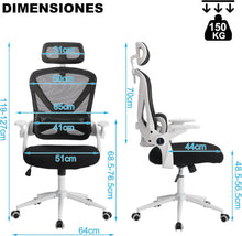 Ergonomischer Bürostuhl mit Kopfstütze und