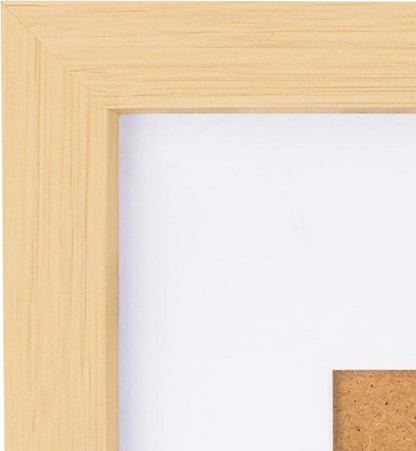3er-Set Bilderrahmen 50x70cm MDF Acrylglas Holzfarben Wanddeko