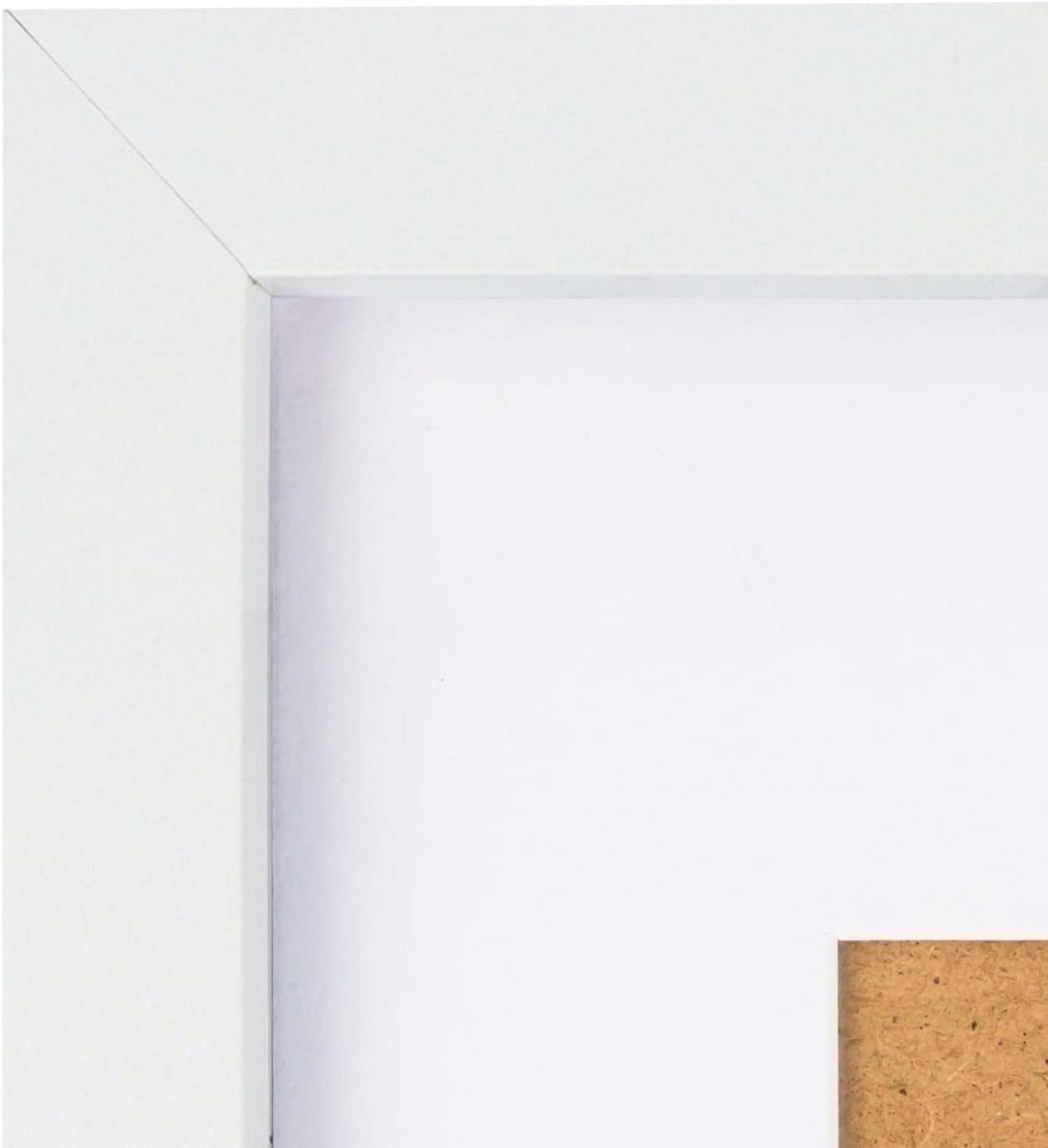 3er Set Bilderrahmen 40x50 cm Acrylglas MDF Holzbilderrahmen