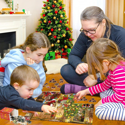 Adventskalender 2024 Puzzle Weihnachtsschmuck 1000 Teile