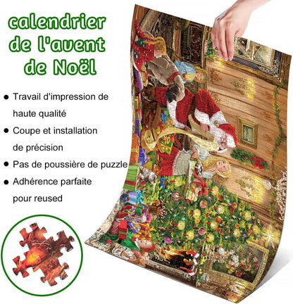 Adventskalender 2024 Puzzle 1000 Teile Weihnachten Geschenke Mädchen