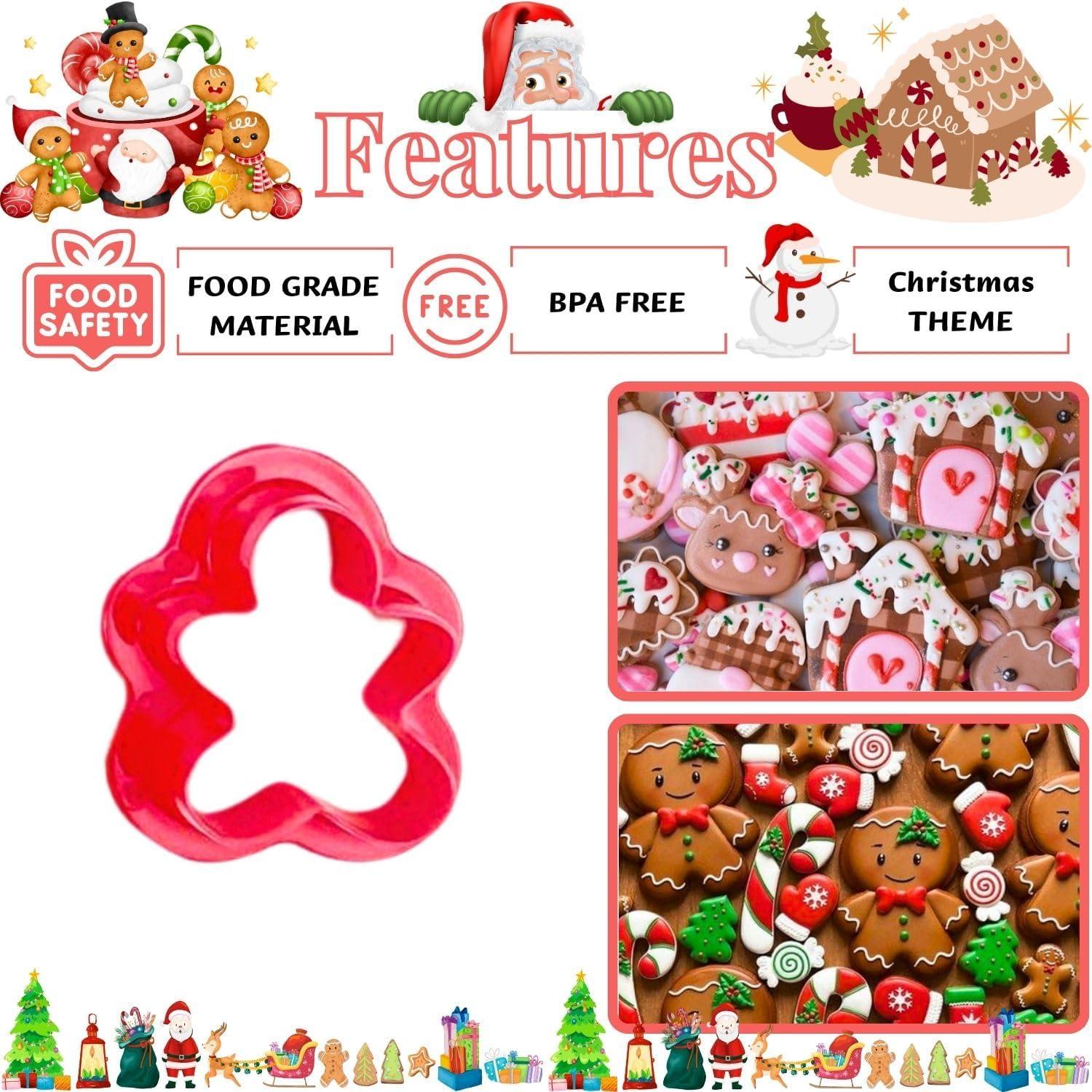 Mini Weihnachten Ausstechformen Set 26 Stück Kunststoff