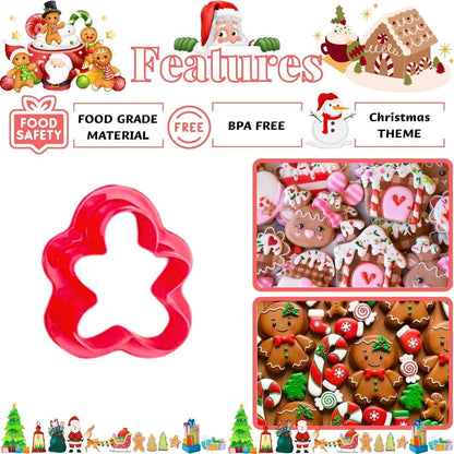 Mini Weihnachten Ausstechformen Set 26 Stück Kunststoff