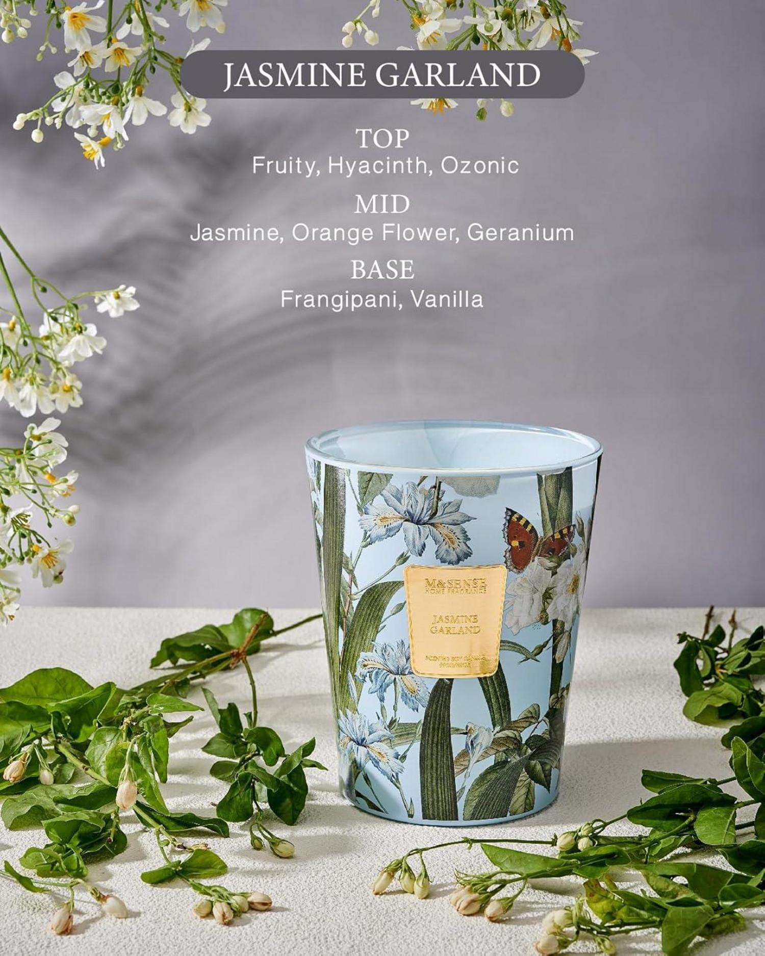 Jasmin Duftkerze groß 3 Dochte 990g 150h Brenndauer
