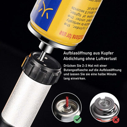 Verstellbares Küchenfeuerzeug mit roter Flamme – Perfektes Geschenk!
