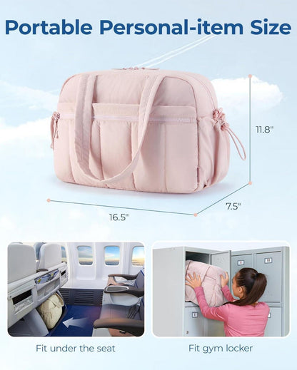 Sportliche Damen Reisetasche wasserabweisend 24l - Rosa