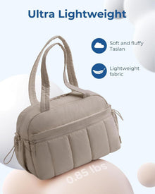 BAGSMART Puffer Reisetasche Damen 24l Weekender