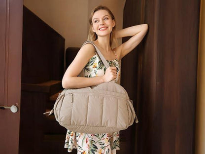 Puffer Reisetasche Damen Weekender 42l wasserabweisend Sporttasche