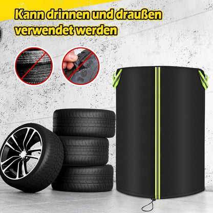 Reifenabdeckung 80x117cm – Universal für 4 Reifen mit Reißverschluss