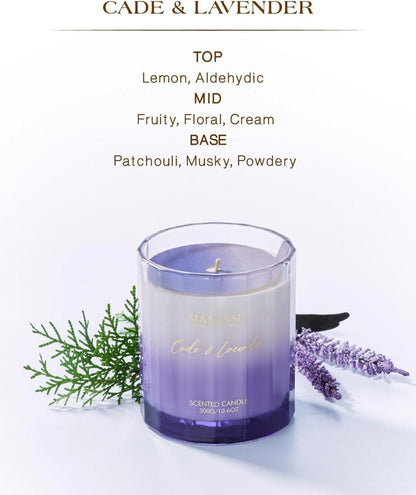 Lavendel Aromatherapiekerze im Glas 300g - Natürliches
