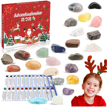 Brezoy Kinder Adventskalender 2024 mit Edelsteinen DIY