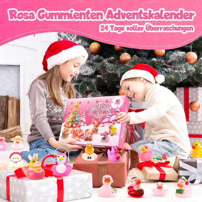Pink Rubber Ducks Adventskalender 2024 Mädchen Badespielzeug