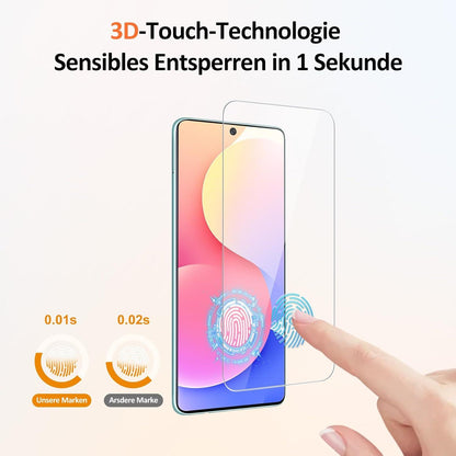 Panzerglas Samsung Galaxy A71/A72 Displayschutz 2er Set 9H Kratzfest HD Schutzfolie
