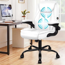 Ergonomischer Massage Bürostuhl Mid Back Klappbare Armlehne 150kg