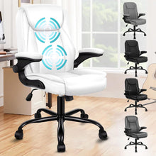 Massagebürostuhl mit mittlerer Rückenlehne und Vibrationsmassage