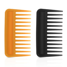 Lockenkamm 2er Set Braune Zähne Styling Afro Strähnenkamm