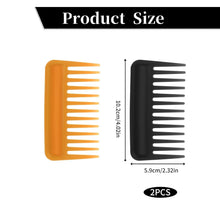2er Set Lockenkamm Grobzahnung Afro Styling Haarkämme