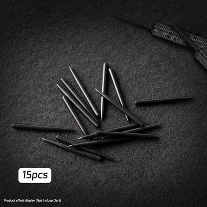 Dartspitzen Ersatz Glatte Spitzen Schwarz 30mm 15stk Packung