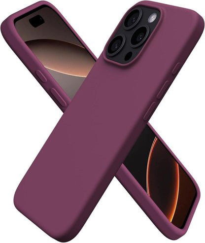 iPhone 16 Pro Hülle Silikon dünne Schutzhülle flüssiges Silikon
