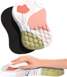 Ergonomisches Mousepad mit Handauflage und Memory-Schaum, rutschfeste