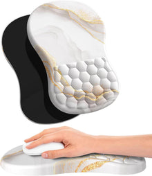 Ergonomisches Mauspad mit Handauflage und Massage-Design