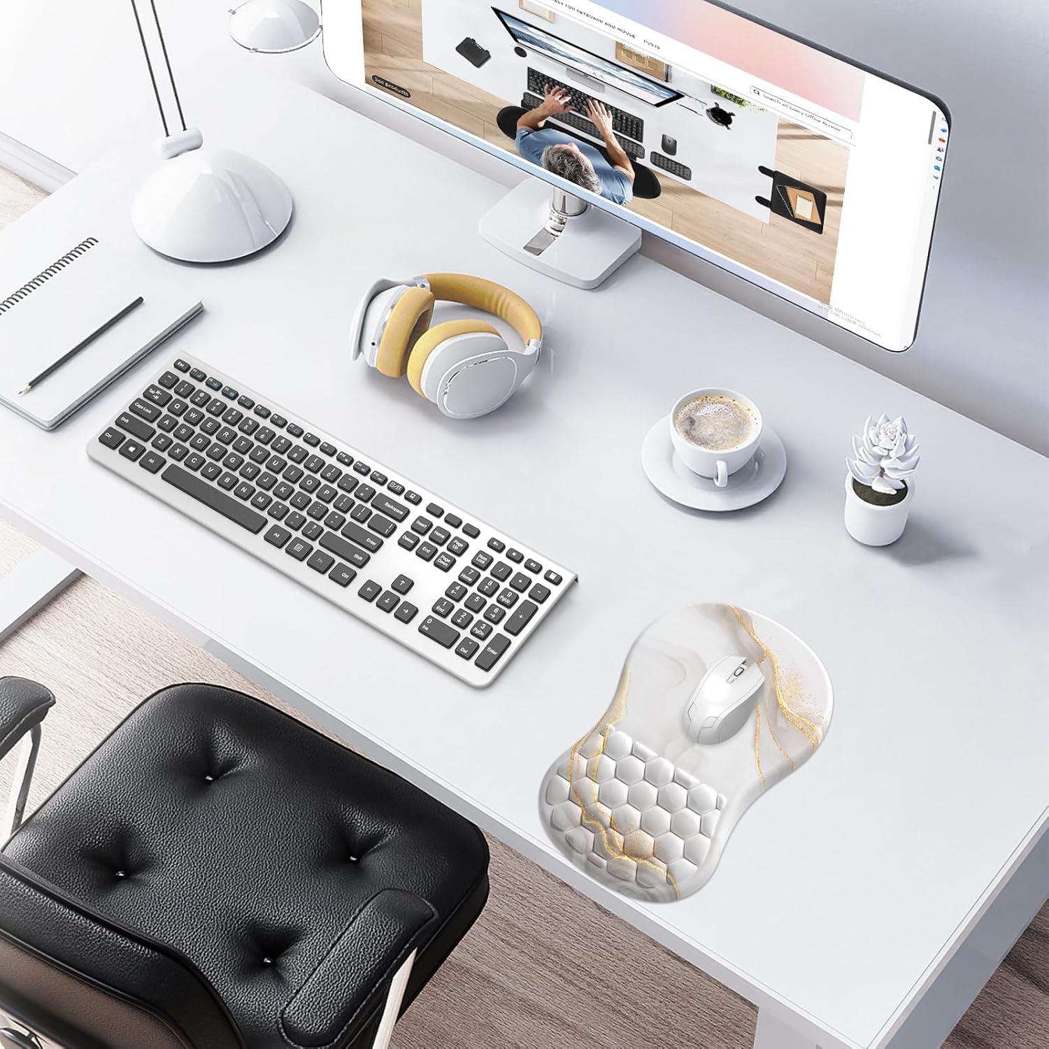 Ergonomisches Handgelenkauflage Mousepad mit Memory-Schaum