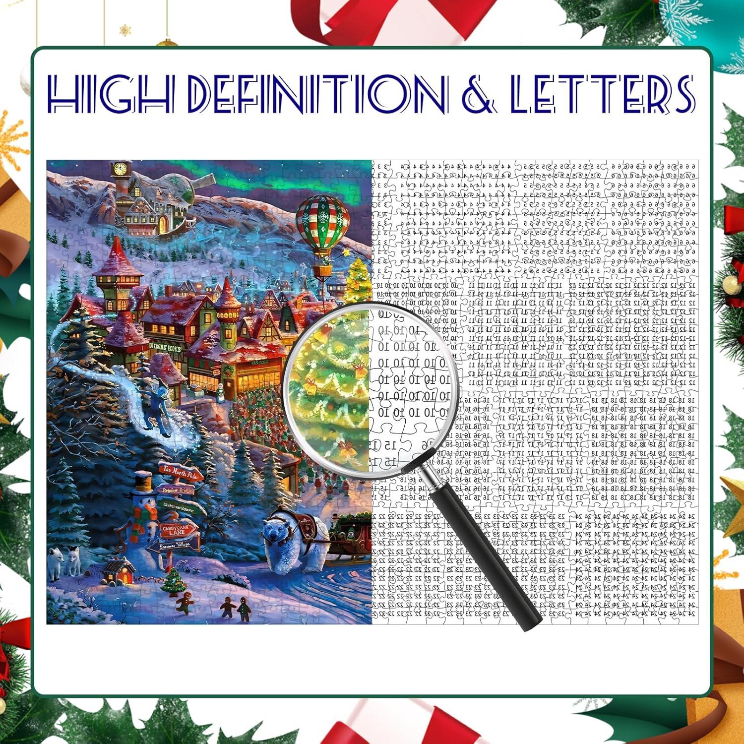 Adventskalender Puzzle Weihnachten für Erwachsene 1008 Teile