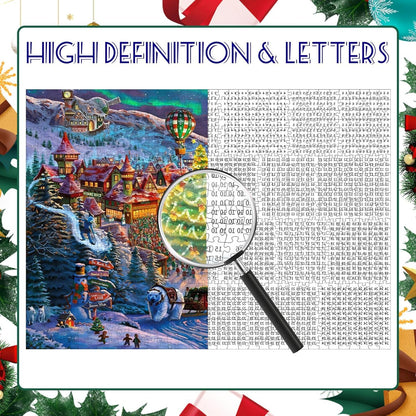 Adventskalender Puzzle Weihnachten für Erwachsene 1008 Teile