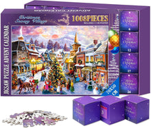 Adventskalender 2024 Vintage Puzzle Weihnachten Countdown
