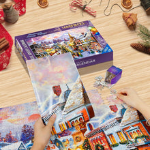 Adventskalender 2024 Vintage Puzzle Weihnachten Dekoration