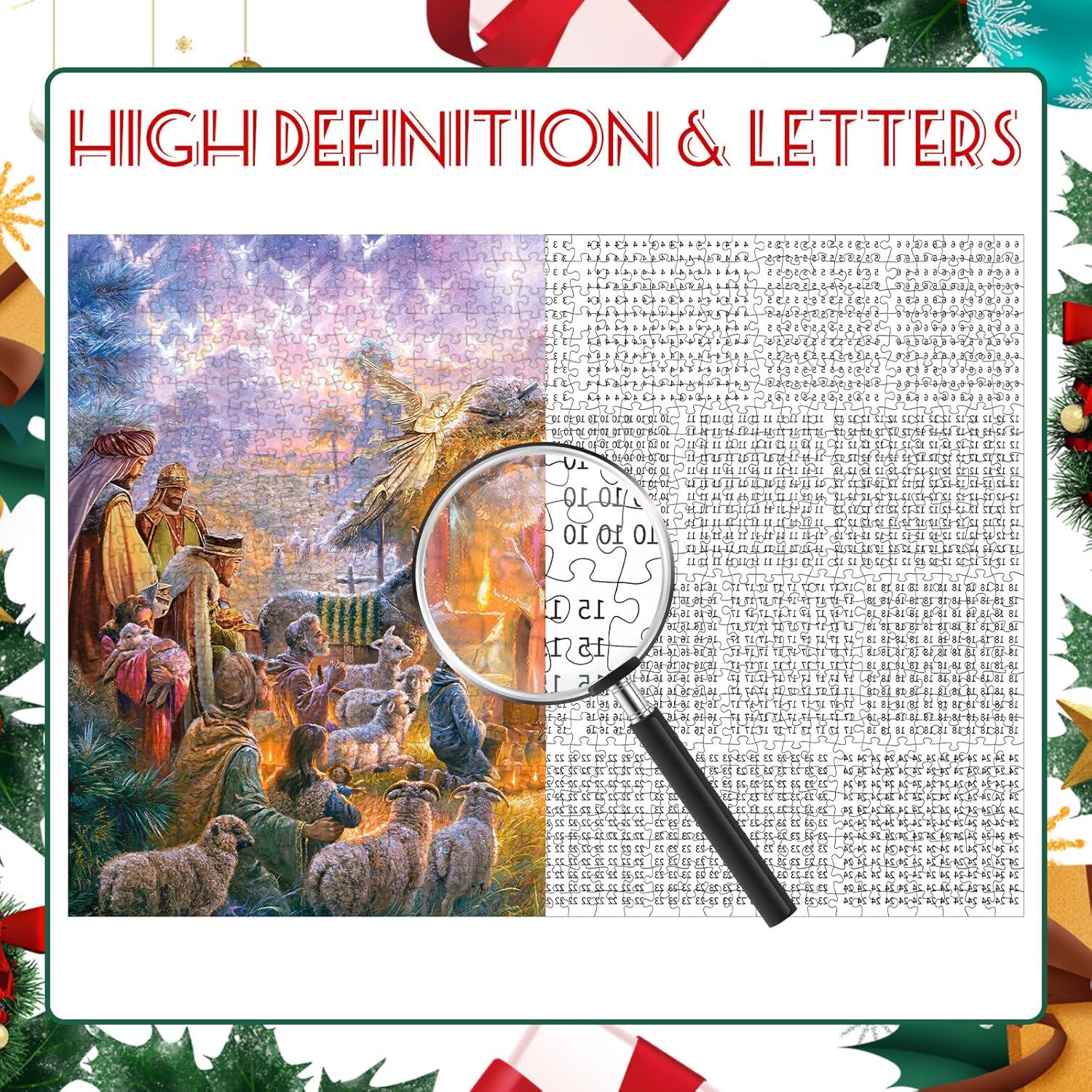 Adventskalender 2024 Nativity Puzzle 1008 Teile Weihnachten Erwachsene
