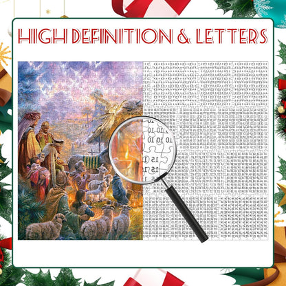 Adventskalender 2024 Nativity Puzzle 1008 Teile Weihnachten Erwachsene